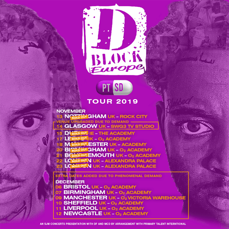 Rap duo DBLOCK EUROPE are heading out on tour TotalNtertainment