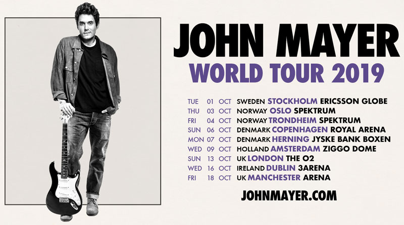 tour dates john mayer