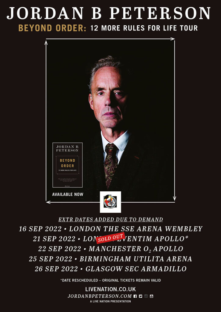 Dr Jordan B Peterson Announces 'Beyond Order' Tour - TotalNtertainment